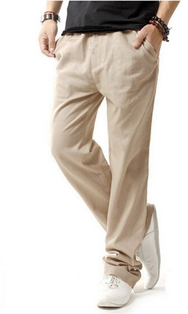 Pantalón de Lino Casual para Hombre