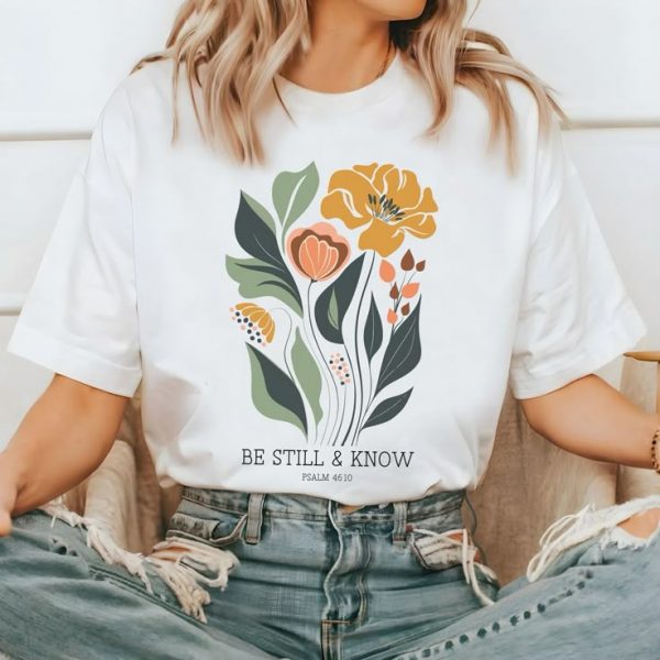 Camiseta con Estampado Floral